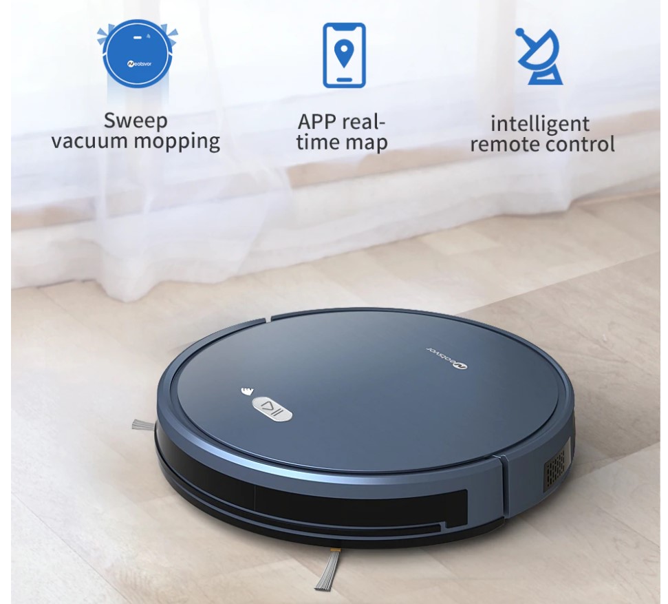 NEATSVOR 1800PA Robot Vacuum Cleaner With Mopping Technology